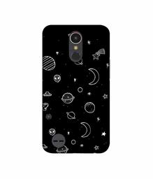 Amazon Brand - Solimo Designer Solar System UV Printed Soft Back Case Mobile Cover for LG K10 (2017)