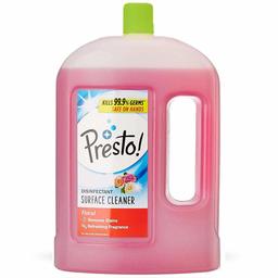 Amazon Brand - Presto! Disinfectant Floor Cleaner Floral, 2 L