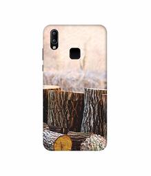 Amazon Brand - Solimo Designer Wood logs 3D Printed Hard Back Case Mobile Cover for Vivo Y95