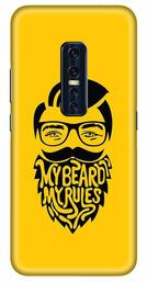 Amazon Brand - Solimo Designer Beard Man 3D Printed Hard Back Case Mobile Cover for Vivo V17 Pro