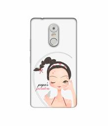 Amazon Brand - Solimo Designer Papa's Princess 3D Printed Hard Back Case Mobile Cover for Lenovo K6 Note