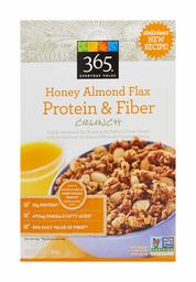 365 Everyday Value, Honey Almond Flax Protein & Fiber Crunch, 13 oz