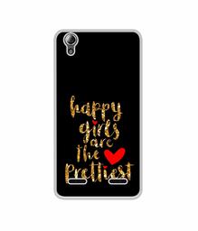 Amazon Brand - Solimo Designer Happy Girls are The Prettiest UV Printed Soft Back Case Mobile Cover for Lenovo A6000