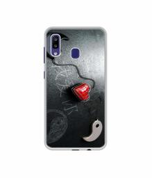 Amazon Brand - Solimo Designer Chinnese Yin and Yang UV Printed Soft Back Case Mobile Cover for Samsung Galaxy M10s