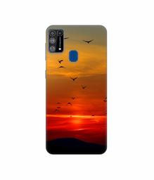 Amazon Brand - Solimo Designer Group Birds 3D Printed Hard Back Case Mobile Cover for Samsung Galaxy M31