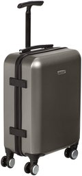 AmazonBasics Metallic Spinner- Carry-on size, 55 x 40 x 20 cm, Graphite