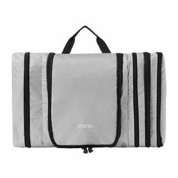 Eono Essentials Travel Toiletry Bag Storage Bag to Save Space, Waterproof Hanging Kit for Men and Women. Grey