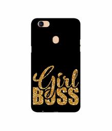 Amazon Brand - Solimo Designer Sparkle Girl Boss 3D Printed Hard Back Case Mobile Cover for Oppo F5