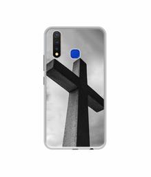 Amazon Brand - Solimo Designer Cross UV Printed Soft Back Case Mobile Cover for Vivo U20