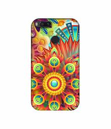 Amazon Brand - Solimo Designer Rangoli 3D Printed Hard Back Case Mobile Cover for Xiaomi Mi A1