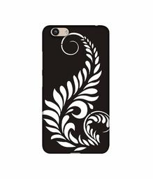 Amazon Brand - Solimo Designer Simple White Rangoli 3D Printed Hard Back Case Mobile Cover for Vivo Y53