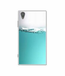 Amazon Brand - Solimo Designer Half Fill UV Printed Soft Back Case Mobile Cover for Sony Xperia XA1 Plus