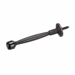 AmazonCommercial Rigid Door Stop w/Rubber Tip, Oil Rubbed Bronze, 10-Pack