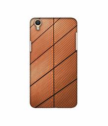 Amazon Brand - Solimo Designer Leather Texture 3D Printed Hard Back Case Mobile Cover for Oppo F1 Plus