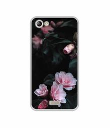 Amazon Brand - Solimo Designer Dark Flowers Photography UV Printed Soft Back Case Mobile Cover for Lyf Water 11