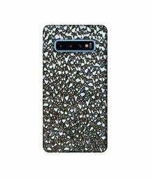 Amazon Brand - Solimo Designer Foil Paper Texture 3D Printed Hard Back Case Mobile Cover for Samsung Galaxy S10 Plus