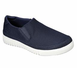 Concept 3 by Skechers Naiter Mesh Slip-on Casual Sneaker, Navy Blue, 7.5