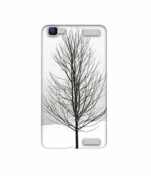 Amazon Brand - Solimo Designer Tree Sketch 3D Printed Hard Back Case Mobile Cover for Vivo V1 Max