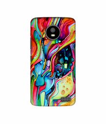 Amazon Brand - Solimo Designer Multicolor Drop 3D Printed Hard Back Case Mobile Cover for Motorola Moto E4