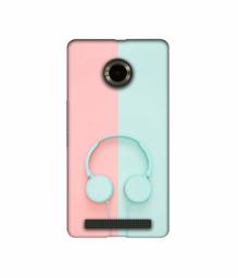 Amazon Brand - Solimo Designer Head Phone 3D Printed Hard Back Case Mobile Cover for Micromax YU Yuphoria AQ5010 / AO5010