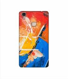 Amazon Brand - Solimo Designer Color Impression On Canvas 3D Printed Hard Back Case Mobile Cover for Vivo V3 Max