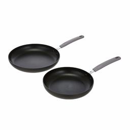 AmazonBasics Hard geanodiseerd antiaanbak, 2-delige Skillet Set, 9,5 inch en 11 inch