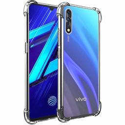 Amazon Brand - Solimo Mobile Cover (Soft & Flexible Back case) for Vivo S1 / Vivo Z1x (Transparent)