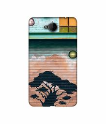 Amazon Brand - Solimo Designer Tree Painting 3D Printed Hard Back Case Mobile Cover for Microsoft Lumia 650