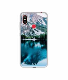 Amazon Brand - Solimo Designer Lake Mountain UV Printed Soft Back Case Mobile Cover for Redmi Note 6 Pro