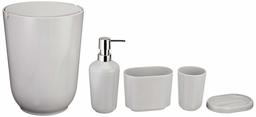 AmazonBasics 5-Piece Bathroom Accessories Set