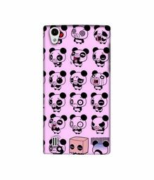 Amazon Brand - Solimo Designer Panda Experation 3D Printed Hard Back Case Mobile Cover for VIVO Y15