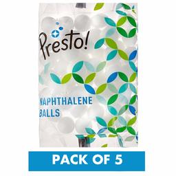 Presto! - Naphthalene Balls - 200 G (Pack Of 5)