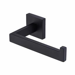 Umi. por Amazon Portarrollos para papel higiénico de acero inoxidable SUS304 con acabado negro mate para colgar en la pared, A2572DG-BK