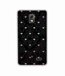 Amazon Brand - Solimo Designer Heart Texture UV Printed Soft Back Case Mobile Cover for LYF Water 10