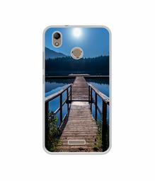 Amazon Brand - Solimo Designer Wooden Beach UV Printed Soft Back Case Mobile Cover for Infocus Turbo 5