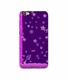 Amazon Brand - Solimo Designer Sparkling Stars 3D Printed Hard Back Case Mobile Cover for Vivo V5 Plus