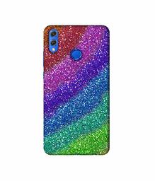 Amazon Brand - Solimo Designer Multicolor Sparkle 3D Printed Hard Back Case Mobile Cover for Huawei Honor 8X