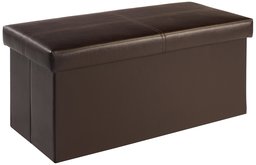 Amazon Madrid Tabouret de Rangement et Pouf Marron