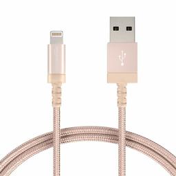 AmazonBasics Nylon Braided USB A to Lightning Compatible Cable - Apple MFi Certified