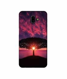 Amazon Brand - Solimo Designer Nature Digital Painting 3D Printed Hard Back Case Mobile Cover for Samsung Galaxy J6 Plus