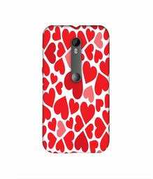 Amazon Brand - Solimo Designer Heart Pattern 3D Printed Hard Back Case Mobile Cover for Motorola Moto G 3rd Generation