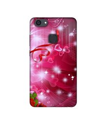 Amazon Brand - Solimo Designer Love UV Printed Soft Back Case Mobile Cover for Vivo V7 Plus