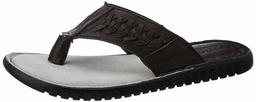 Amazon Brand - Symbol Men's Brown Leather Thong Sandals-7 UK (41 EU) (8 US) (AZ-KY-408B)