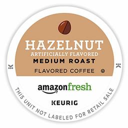 AmazonFresh 12 Ct. K-Cups, Hazelnut Flavored Medium Roast, Keurig K-Cup Brewer Compatible