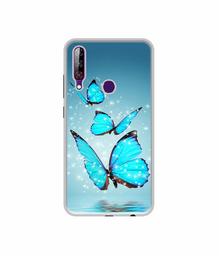 Amazon Brand - Solimo Designer Flying Butterflies UV Printed Soft Back Case Mobile Cover for LG W30 Pro