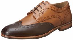 Amazon Brand - Arthur Harvey Men's BROWN/TAN Leather Formal Shoes - 9 UK (AZ-ST-015A)