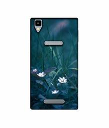 Amazon Brand - Solimo Designer White Flower UV Printed Soft Back Case Mobile Cover for Panasonic Eluga A2