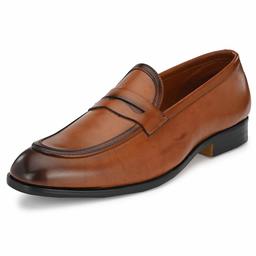 Nubeno Men's Brown Formal Shoes-6 UK (40 EU) (AR 012)