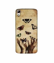 Amazon Brand - Solimo Designer Butterflies 3D Printed Hard Back Case Mobile Cover for HTC Desire 828 Dual