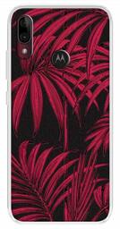 Amazon Brand - Solimo Designer Multicolor Attalea speciosa Red Pattern Printed Soft Back Case Mobile Cover for Motorola Moto E6s / Motorola Moto E6 Plus